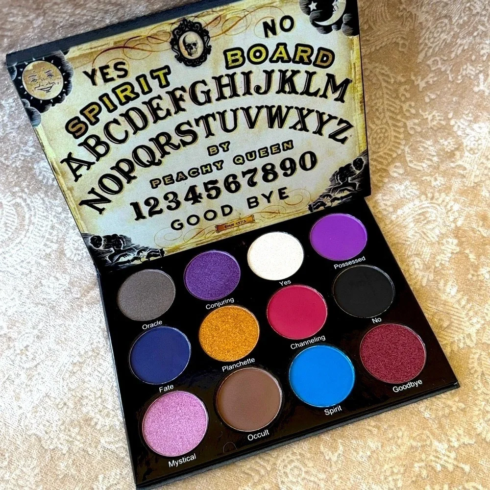 NIB Peachy Queen Cosmetics Spirit Board Eyeshadow Palette Halloween Indie Makeup